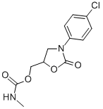 3-(4-Chlorophenyl)-5-((((methylamino)carbonyl)oxy)methyl)-2-oxazolidin one CAS#: 64589-76-0