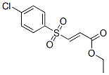 3-[(4-Chlorophenyl)sulfonyl]acrylic acid ethyl ester CAS#: 66816-88-4