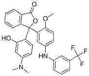 3-[4-(Dimethylamino)-2-hydroxyphenyl]-3-[5-[3-(trifluoromethyl)phenylamino]-2-methoxyphenyl]phthalide CAS#: 68534-73-6
