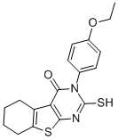 3-(4-ETHOXY-PHENYL)-2-MERCAPTO-5,6,7,8-TETRAHYDRO-3H-BENZO[4,5]THIENO[2,3-D]PYRIMIDIN-4-ONE CAS#: 65234-03-9