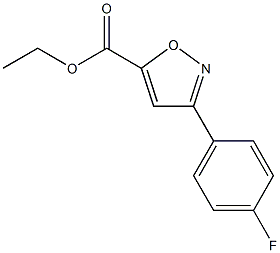 3-(4-FLUORO-PHENYL)-ISOXAZOLE-5-CARBOXYLIC ACID ETHYL ESTER CAS#: 640291-92-5