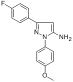 3-(4-FLUOROPHENYL)-1-(4-METHOXYPHENYL)-1H-PYRAZOL-5-AMINE CAS#: 618098-08-1
