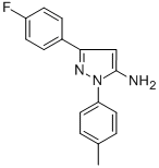 3-(4-FLUOROPHENYL)-1-(4-METHYLPHENYL)-1H-PYRAZOL-5-AMINE CAS#: 618092-86-7