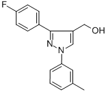(3-(4-FLUOROPHENYL)-1-M-TOLYL-1H-PYRAZOL-4-YL)METHANOL CAS#: 618444-56-7