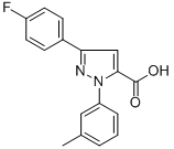 3-(4-FLUOROPHENYL)-1-M-TOLYL-1H-PYRAZOLE-5-CARBOXYLIC ACID CAS#: 618102-87-7
