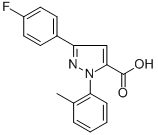 3-(4-FLUOROPHENYL)-1-O-TOLYL-1H-PYRAZOLE-5-CARBOXYLIC ACID CAS#: 618102-79-7