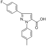 3-(4-FLUOROPHENYL)-1-P-TOLYL-1H-PYRAZOLE-5-CARBOXYLIC ACID CAS#: 618102-73-1