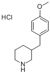 3-(4-METHOXYBENZYL)PIPERIDINE HYDROCHLORIDE CAS#: 625454-21-9