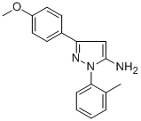 3-(4-METHOXYPHENYL)-1-(2-METHYLPHENYL)-1H-PYRAZOL-5-AMINE CAS#: 618098-37-6