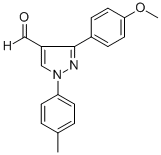 3-(4-METHOXYPHENYL)-1-P-TOLYL-1H-PYRAZOLE-4-CARBALDEHYDE CAS#: 618098-46-7