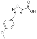 3-(4-METHOXYPHENYL)-5-ISOXAZOLECARBOXYLIC ACID CAS#: 618383-47-4