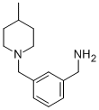 [3-[(4-METHYLPIPERIDINO)METHYL]PHENYL]METHANAMINE CAS#: 690632-06-5