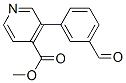 3-(4-Methoxycarbonylpyridin-3-yl)benzaldehyde CAS#: 566198-34-3