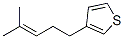 3-(4-Methyl-3-pentenyl)thiophene CAS#: 62429-57-6