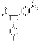 3-(4-NITROPHENYL)-1-P-TOLYL-1H-PYRAZOLE-4-CARBALDEHYDE CAS#: 618098-92-3