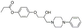 3-(4-Phenyl-1-piperazinyl)-1-[4-(propionyloxy)phenoxy]-2-propanol CAS#: 63716-19-8