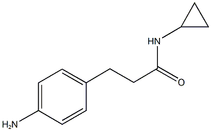 3-(4-aminophenyl)-N-cyclopropylpropanamide CAS#: 698992-37-9