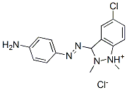 3-[(4-aminophenyl)azo]-5-chloro-1,2-dimethyl-1H-indazolium chloride CAS#: 6687-53-2