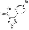 3-(4-bromophenyl)-1H-pyrazole-4-carboxylic acid CAS#: 618383-49-6