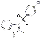 3-(4-chlorophenylsulfonyl)-2-methyl-1H-indole CAS#: 603133-03-5