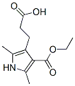 3-(4-ethoxycarbonyl-2,5-dimethyl-1H-pyrrol-3-yl)propanoic acid CAS#: 6315-16-8