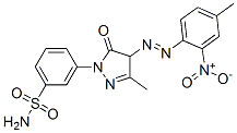3-[4,5-dihydro-3-methyl-4-[(4-methyl-2-nitrophenyl)azo]-5-oxo-1H-pyrazol-1-yl]benzenesulphonamide CAS#: 63899-00-3