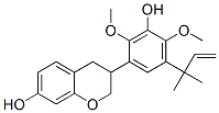 3-[5-(1,1-Dimethyl-2-propenyl)-3-hydroxy-2,4-dimethoxyphenyl]-3,4-dihydro-2H-1-benzopyran-7-ol CAS#: 61186-60-5