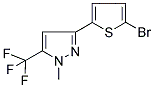 3-(5-BROMO-2-THIENYL)-1-METHYL-5-(TRIFLUOROMETHYL)-1H-PYRAZOLE CAS#: 683274-57-9