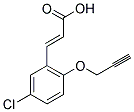 3-[5-CHLORO-2-(2-PROPYNYLOXY)PHENYL]ACRYLIC ACID CAS#: 695186-82-4