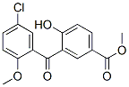 3-(5-Chloro-2-methoxybenzoyl)-4-hydroxybenzoic acid methyl ester CAS#: 68595-51-7