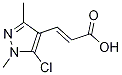 3-(5-chloro-1,3-dimethyl-1H-pyrazol-4-yl)acrylic acid CAS#: 683274-68-2