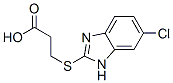 3-[(5-chloro-3H-benzoimidazol-2-yl)sulfanyl]propanoic acid CAS#: 7154-93-0