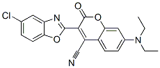 3-(5-chlorobenzoxazol-2-yl)-7-(diethylamino)-2-oxo-2H-1-benzopyran-4-carbonitrile CAS#: 70546-12-2
