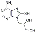 3-(6-AMINO-8-MERCAPTO-PURIN-9-YL)-PROPANE-1,2-DIOL CAS#: 69400-33-5