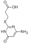3-[(6-Amino-1,4-dihydro-4-oxopyrimidin-2-yl)thio]propanoic acid CAS#: 63916-09-6