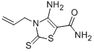 3-ALLYL-4-AMINO-2-THIOXO-2,3-DIHYDRO-1,3-THIAZOLE-5-CARBOXAMIDE CAS#: 7157-91-7