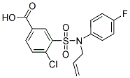 3-[ALLYL-(4-FLUORO-PHENYL)-SULFAMOYL]-4-CHLORO-BENZOIC ACID CAS#: 565192-80-5