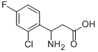3-AMINO-3-(2-CHLORO-4-FLUORO-PHENYL)-PROPIONIC ACID CAS#: 682803-74-3