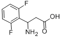 3-AMINO-3-(2,6-DIFLUORO-PHENYL)-PROPIONIC ACID CAS#: 612532-20-4