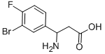 3-AMINO-3-(3-BROMO-4-FLUORO-PHENYL)-PROPIONIC ACID CAS#: 682804-41-7