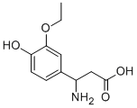 3-AMINO-3-(3-ETHOXY-4-HYDROXY-PHENYL)-PROPIONIC ACID CAS#: 682803-60-7