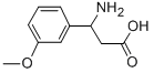 3-AMINO-3-(3-METHOXY-PHENYL)-PROPIONIC ACID CAS#: 68208-19-5