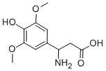 3-AMINO-3-(4-HYDROXY-3,5-DIMETHOXY-PHENYL)-PROPIONIC ACID CAS#: 682804-24-6