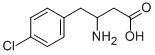 3-AMINO-4-(4-CHLOROPHENYL)BUTANOIC ACID CAS#: 678969-20-5