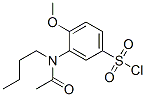 3-[Acetyl(butyl)amino]-4-methoxybenzenesulfonic acid chloride CAS#: 67827-70-7