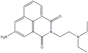 3-Amino-N-(2-diethylaminoethyl)-1,8-naphthalimide CAS#: 69408-82-8