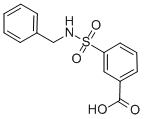 3-BENZYLSULFAMOYL-BENZOIC ACID CAS#: 7326-77-4