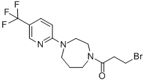 3-BROMO-1-(4-[5-(TRIFLUOROMETHYL)PYRIDIN-2-YL]-1,4-DIAZEPAN-1-YL)PROPAN-1-ONE CAS#: 646455-90-5