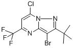 3-BROMO-2-(TERT-BUTYL)-7-CHLORO-5-(TRIFLUOROMETHYL)PYRAZOLO[1,5-A]PYRIMIDINE CAS#: 655235-50-0
