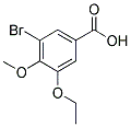 3-BROMO-5-ETHOXY-4-METHOXYBENZOIC ACID CAS#: 671790-55-9